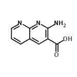 CAS#: 46298-84-4， 2-Amino-1,8-Naphthyridine-3-Carboxylic Acid
