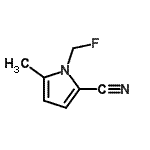 CAS#: 463298-07-9， 1-(Fluoromethyl)-5-Methyl-1H-Pyrrole-2-Carbonitrile