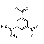 structure of CAS# 46429-76-9, N,N-Dimethyl-3,5-Dinitroaniline;(3,5-dinitrophenyl)dimethylamine;MFCD00671530