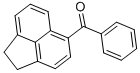 structure of CAS# 4657-89-0, 5-Benzoylacenaphthene;Acenaphthen-5-Yl-Phenyl-Methanone;5-Acenaphthenyl-Phenylmethanone;Ketone, 5-Acenaphthenyl Phenyl