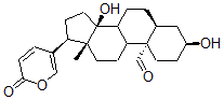 CAS#: 468-18-8， 3b,14-Dihydroxy-19-Oxo-5a-Bufa-20,22-Dienolide