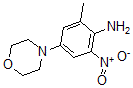 结构式 CAS# 468741-20-0, 2-甲基-4-(4-吗啉基)-6-硝基-苯胺