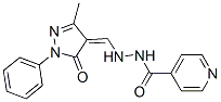 CAS#: 4702-86-7， N'-[(3-Methyl-5-Oxo-1-Phenyl-2-Pyrazolin-4-Ylidene)Methyl]-4-Pyridinecarbohydrazide