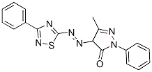 CAS#: 4709-94-8， 2,4-Dihydro-5-Methyl-2-Phenyl-4-[(3-Phenyl-1,2,4-Thiadiazol-5-Yl)Azo]-3H-Pyrazol-3-One