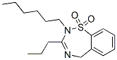 CAS#: 47190-13-6， 2-Hexyl-3-Propyl-2,5-Dihydro-1,2,4-Benzothiadiazepine 1,1-Dioxide
