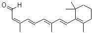 结构式 CAS# 472-86-6, 13-顺式-视黄醛