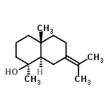 CAS#: 473-04-1， (1S,4aR,8aR)-7-Isopropylidene-1,4A-Dimethyldecahydro-1-Naphthalenol