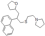 CAS#: 47485-41-6， 2-(1-Naphtyl)-1-(2-Pyrrolizinoethyl)Thio-3-(2,3,4,5-Tetrahydrofuran-2-Yl)Propane