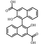 CAS#: 47568-49-0， 2,2'-Dihydroxy-1,1'-Binaphthalene-3,3'-Dicarboxylic Acid