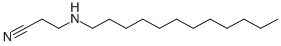 structure of CAS# 4763-40-0, 3-(Dodecylamino)Propionitrile;3-(Laurylamino)Propionitrile;Propanenitrile, 3-(Dodecylamino)-;Nsc40168