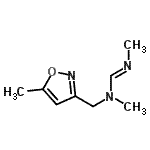CAS#: 476364-22-4， N,N'-Dimethyl-N-[(5-methyl-1,2-oxazol-3-yl)methyl]imidoformamide