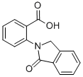 结构式 CAS# 4770-69-8, 2-(1-氧代-1,3-二氢-2H-异吲哚-2-基)苯甲酸
