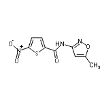 CAS#: 477546-55-7， N-(5-Methyl-1,2-Oxazol-3-Yl)-5-Nitro-2-Thiophenecarboxamide