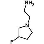CAS#: 477577-18-7， 2-(3-Fluoro-1-Pyrrolidinyl)Ethanamine