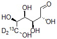 CAS#: 478529-33-8， D-Glucose-6-13C-6,6-C-D2