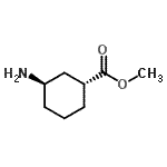 CAS 登录号：478694-53-0， 甲基(1R,3R)-3-氨基环己甲酸酯
