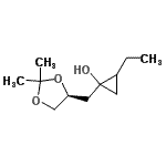 CAS#: 478944-82-0， 1-{[(4S)-2,2-Dimethyl-1,3-Dioxolan-4-Yl]Methyl}-2-Ethylcyclopropanol