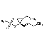 CAS#: 478945-17-4， (1R,2S)-1-[(1E)-1-Buten-1-Yl]-2-Ethylcyclopropyl Methanesulfonate