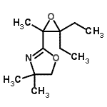 CAS#: 479494-75-2， 2-(3,3-Diethyl-2-Methyl-2-Oxiranyl)-4,4-Dimethyl-4,5-Dihydro-1,3-Oxazole