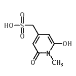 CAS#: 481668-55-7， (6-Hydroxy-1-Methyl-2-Oxo-1,2-Dihydro-4-Pyridinyl)Methanesulfonic Acid