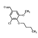 CAS#: 483316-01-4， 4-Butoxy-3-Chloro-5-Methoxybenzaldehyde