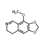 CAS#: 484-30-0， 4-Methoxy-7,8-Dihydro[1,3]Dioxolo[4,5-g]Isoquinoline