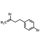 结构式 CAS# 485320-34-1, 1-溴-4-(3-溴-3-丁烯-1-基)苯