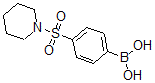 结构式 CAS# 486422-58-6, B-[4-(1-哌啶基磺酰基)苯基]-硼酸