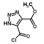 CAS#: 488816-89-3， Methyl 4-(Chlorocarbonyl)-1H-1,2,3-Triazole-5-Carboxylate