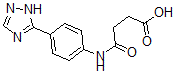 CAS#: 4922-55-8， N-[4-(1H-1,2,4-Triazol-5-Yl)Phenyl]Succinamidic Acid