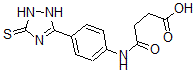 CAS#: 4922-57-0， N-[4-(3-Mercapto-1H-1,2,4-Triazol-5-Yl)Phenyl]Succinamidic Acid
