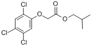 structure of CAS# 4938-72-1, 2,4,5-Trichlorophenoxyacetic acid isobutyl ester;Isobutyl 2-(2,4,5-Trichlorophenoxy)Acetate;2-(2,4,5-Trichlorophenoxy)Acetic Acid Isobutyl Ester;2-Methylpropyl 2-(2,4,5-Trichlorophenoxy)Ethanoate