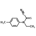 CAS#: 4955-69-5， 1-[(Cyanocarbonothioyl)(Ethyl)Amino]-4-Methylbenzene