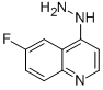 structure of CAS# 49612-09-1, 6-Fluoro-4-Hydrazinoquinoline;(6-Fluoro-4-Quinolyl)Hydrazine;6-Fluoro-4-Hydrazinoquinoline;Qu114