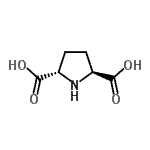 CAS#: 49653-02-3， (2S,5S)-2,5-Pyrrolidinedicarboxylic Acid