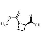 CAS#: 496918-42-4， (2R)-1-(Methoxycarbonyl)-2-Azetidinecarboxylic Acid