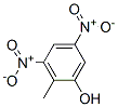 structure of CAS# 497-56-3, 3,5-Dinitro-Ortho-Cresol;2-Methyl-3,5-Dinitro-Phenol;Ai3-00158;Ccris 3141