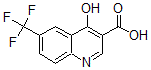结构式 CAS# 49713-47-5, 4-羟基-6-(三氟甲基)-3-喹啉羧酸