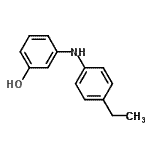 CAS#: 497930-30-0， 3-[(4-Ethylphenyl)Amino]Phenol