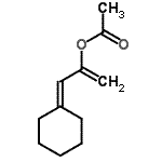 CAS#: 49833-95-6， 3-Cyclohexylidene-1-Propen-2-Yl Acetate