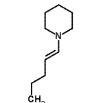 CAS#: 49845-25-2， 1-[(1E)-1-Penten-1-Yl]Piperidine