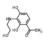 CAS#: 499207-90-8， 1-{2,4-Dihydroxy-3-[(2-Hydroxyethyl)Amino]Phenyl}Ethanone