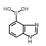 structure of CAS# 499769-95-8, 1H-Benzimidazol-4-Ylboronic Acid;(1H-benzo[d]imidazol-4-yl)boronic acid;1H-BENZIMIDAZOL-4-YLBORONIC ACID