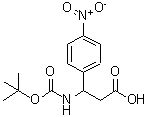 CAS#: 499995-73-2， 3-({[(2-Methyl-2-Propanyl)Oxy]Carbonyl}Amino)-3-(4-Nitrophenyl)Propanoic Acid