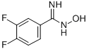 structure of CAS# 500024-74-8, 3,4-Difluoro-N-Hydroxy-Benzamidine;3,4-DIFLUORO-N-HYDROXY-BENZAMIDINE