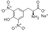 结构式 CAS# 502481-30-3, 3,5-二硝基-L-酪氨酸钠盐