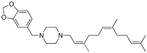 CAS#: 50419-28-8， 1-Piperonyl-4-[(2Z,6Z)-3,7,11-Trimethyl-2,6,10-Dodecatrienyl]Piperazine