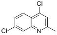 structure of CAS# 50593-69-6, 4,7-Dichloro-2-Methylquinoline;4,7-DICHLORO-2-METHYLQUINOLINE;2-Methyl-4,7-Dichloroquinoline;4,7-DICHLOROQUINALDINE
