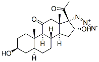 CAS#: 5070-88-2， 17-Azido-3beta,16alpha-Dihydroxy-5alpha-Pregnane-11,20-Dione