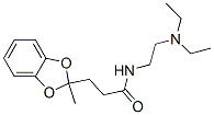 CAS#: 50836-28-7， N-(2-Diethylaminoethyl)-2-Methyl-1,3-Benzodioxole-2-Propionamide
